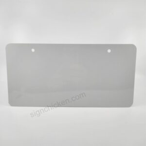 2 Round Hole License Plate / 6" x 12" - Set of 10