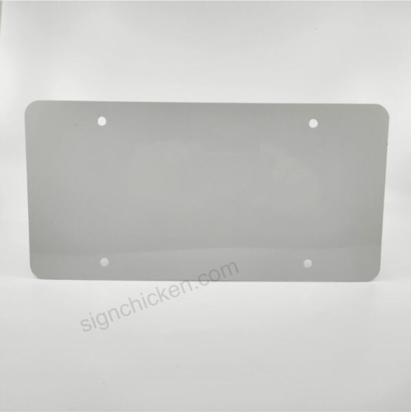 4 Round Hole License Plate / 6" x 12" - Set of 10