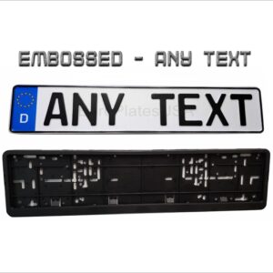 Dutchland - German / European License Plate