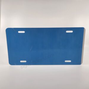 License Plate with PVC FILM / 6" x 12" - Set of 30