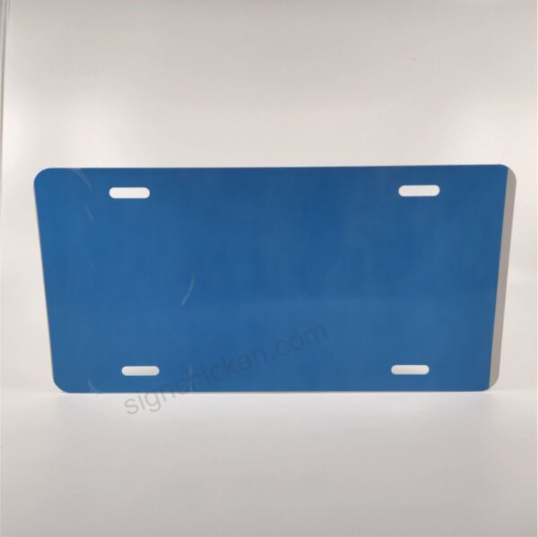 License Plate with PVC FILM / 6" x 12" - Set of 30