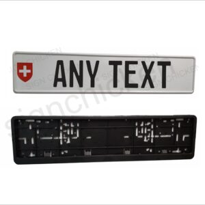 Swiss / European License Plate