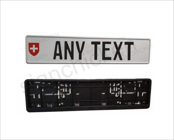 Swiss / European License Plate