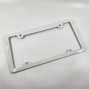ROUNDED (3D) License Plate FRAMES / Set of 10